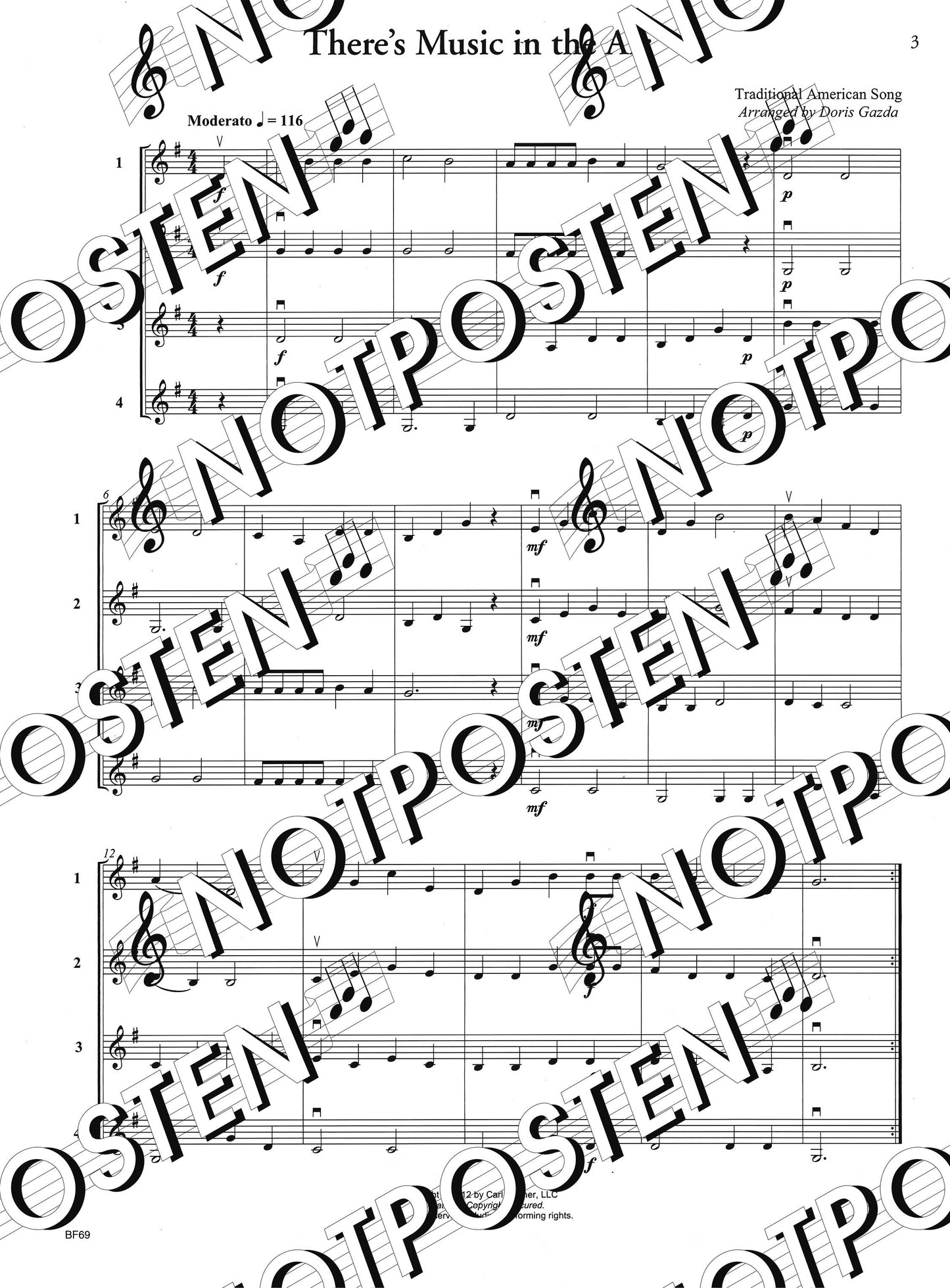 Carl Fischer Progressive Quartets Violin