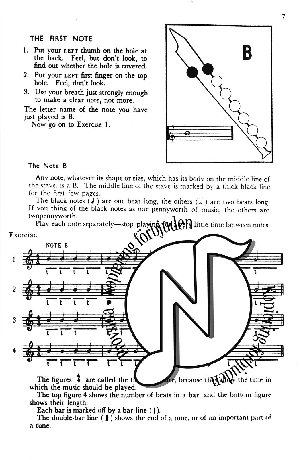 The New Recorder Tutor Book One