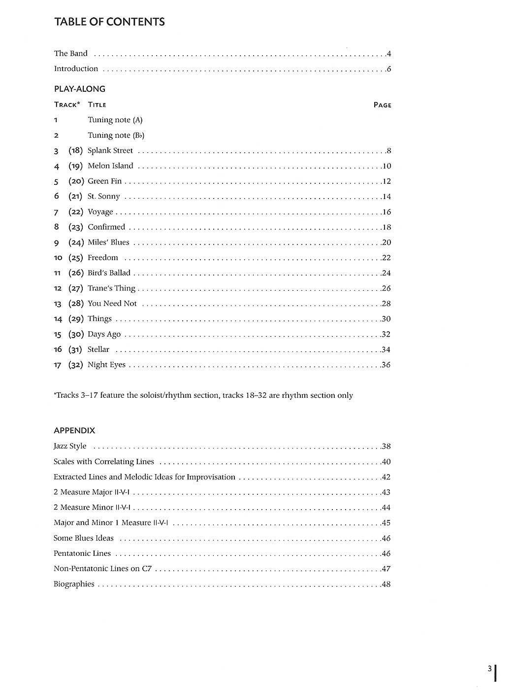 Intermediate Jazz Conception Trumpet