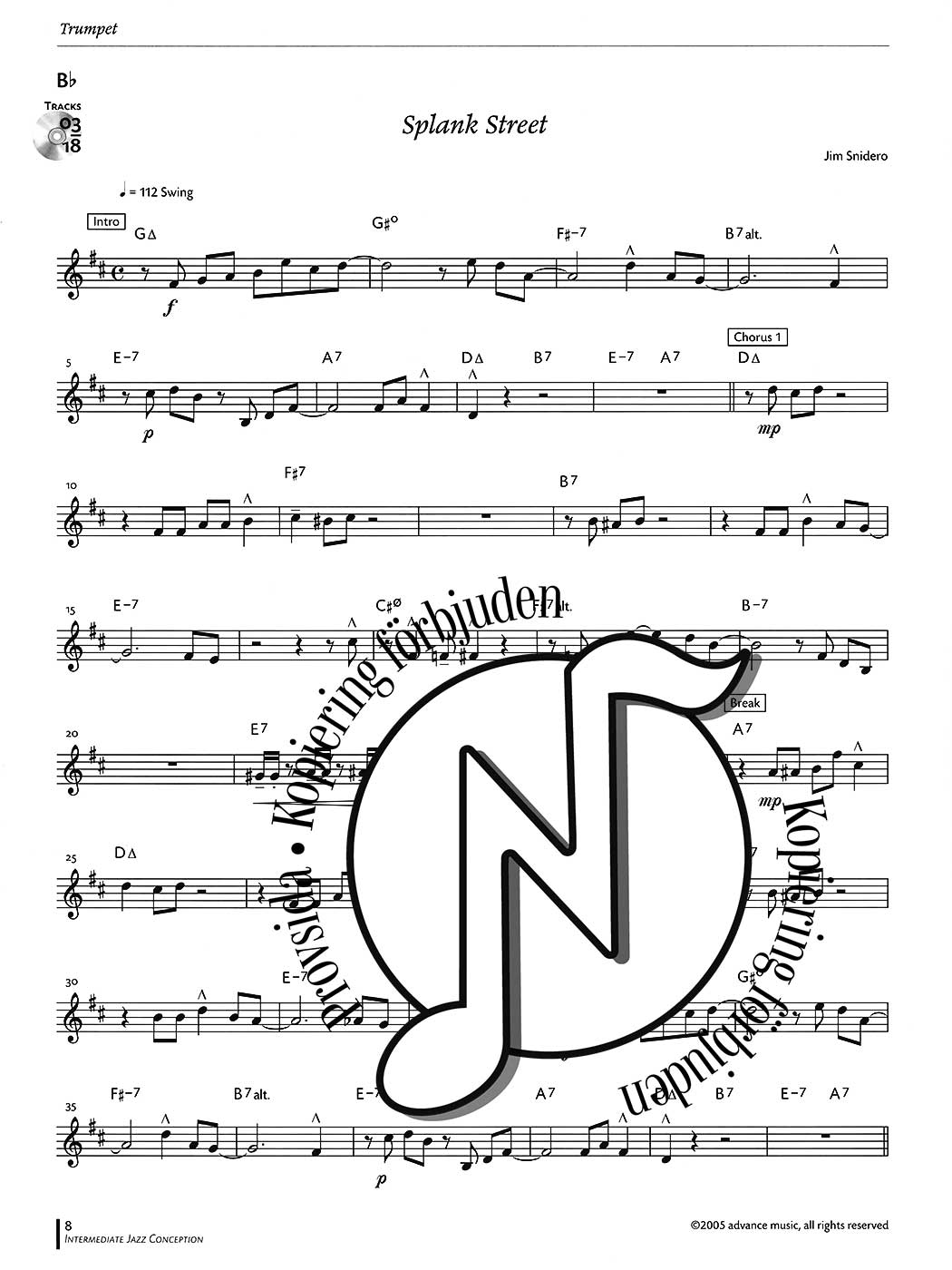 Intermediate Jazz Conception Trumpet