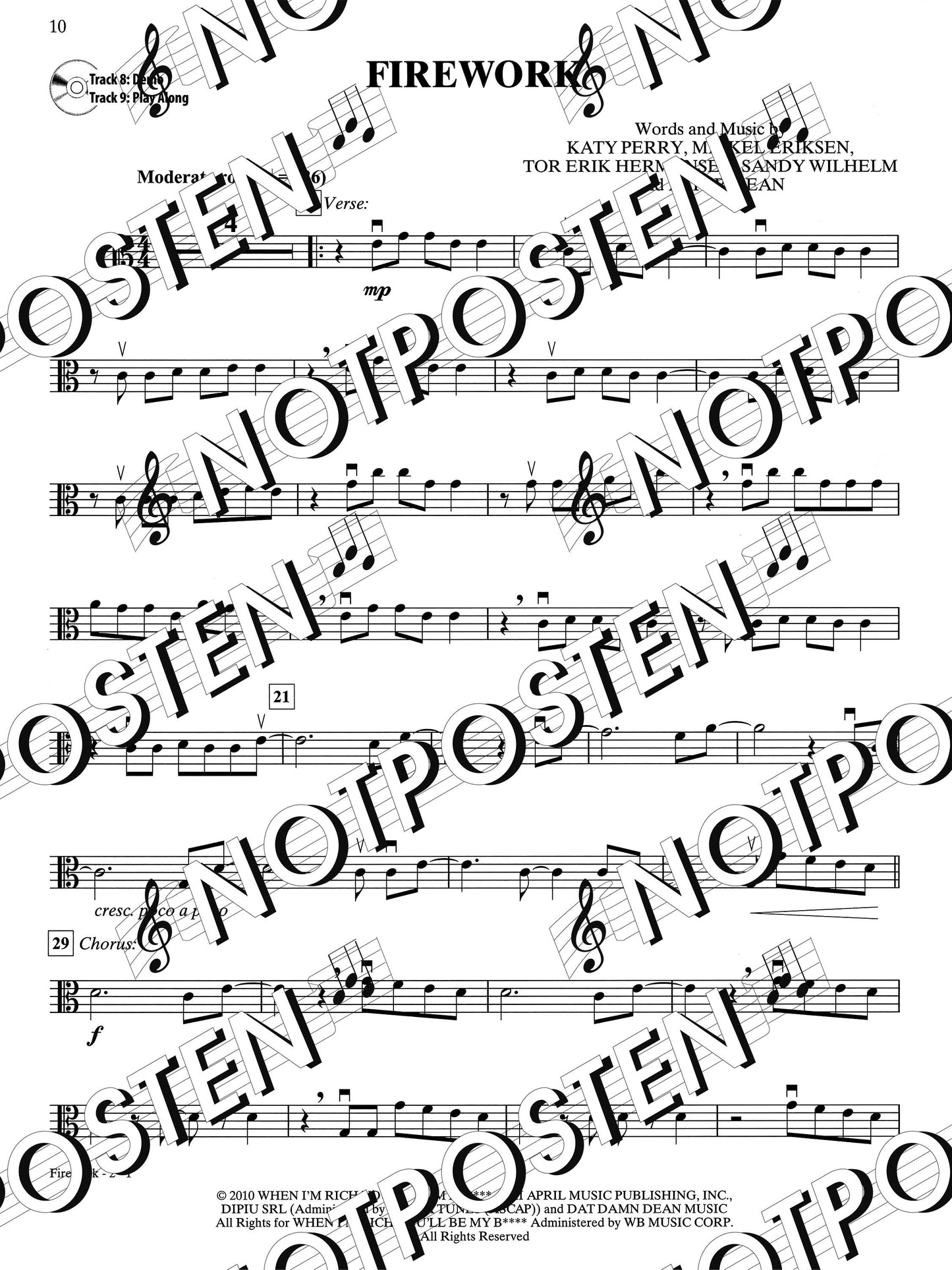 Pop & Rock Hits: Instrumental Solos (Viola)