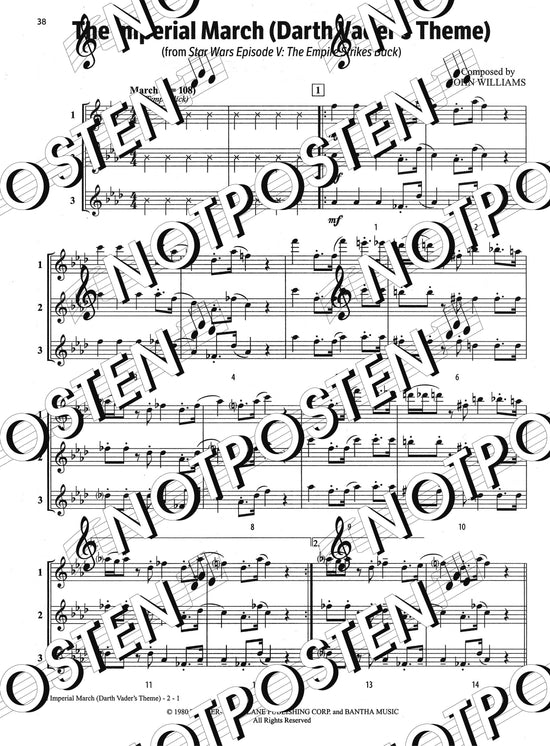 Solos, Duets & Trios for Winds: Movie Favorites (Flute/Oboe)