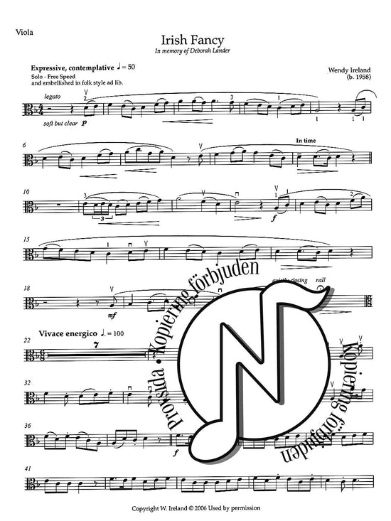 Viola Music by Women: Intermediate 1 by Cora Cooper
