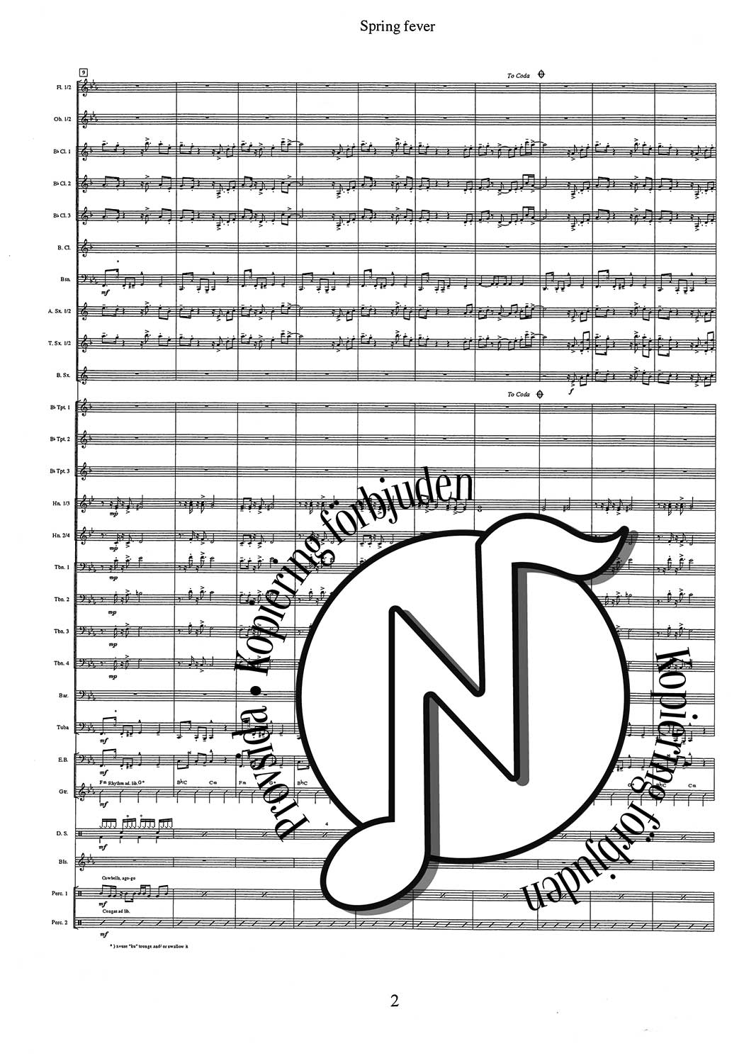 Spring Fever (Concert Band Grade 3,5)