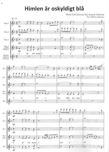 Musik för flöjtensemble 1