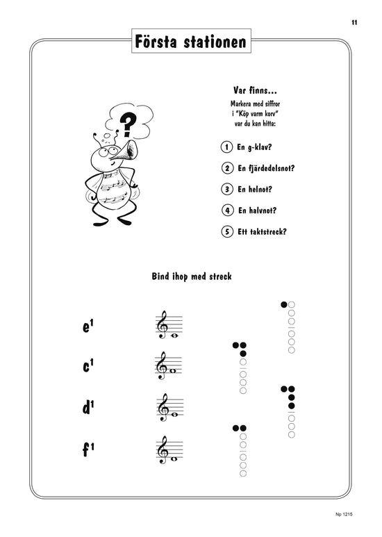 Blåsbus 1 Klarinett: Nybörjarskola för klarinett