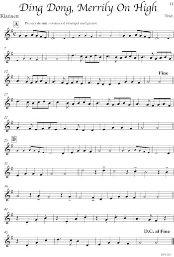 Solisten Jul Klarinett