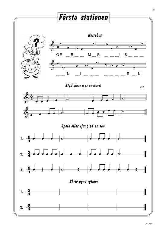 Blåsbus 2 Sopranblockflöjt: Skola för sopranblockflöjt