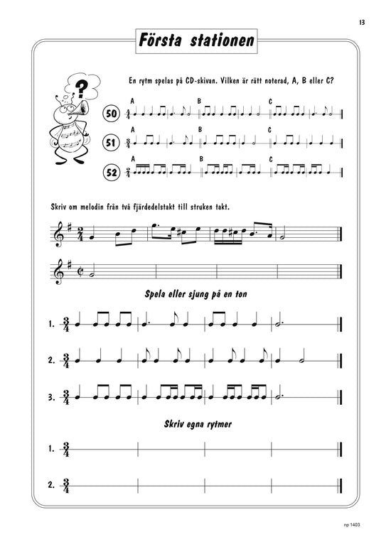 Blåsbus 3 Sopranblockflöjt: Skola för sopranblockflöjt