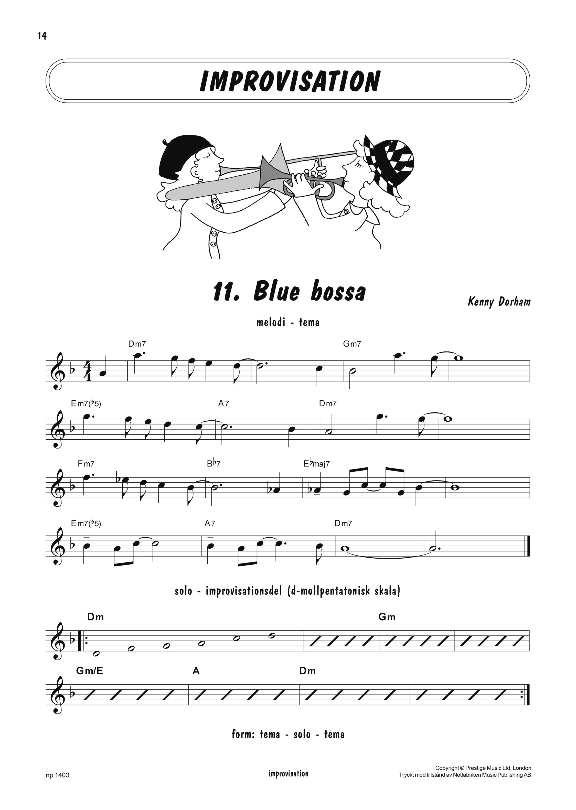 Blåsbus 3 Sopranblockflöjt: Skola för sopranblockflöjt