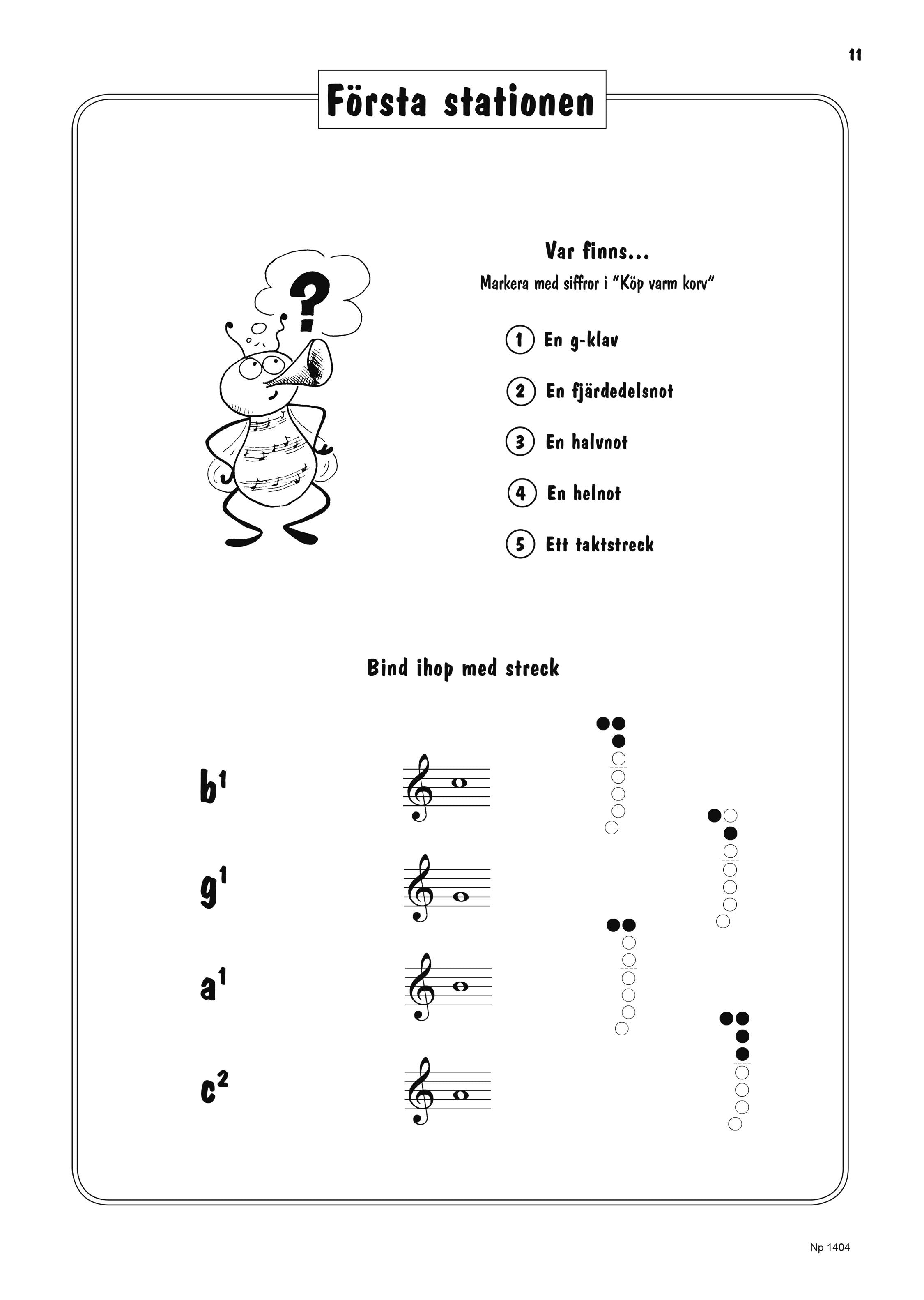 Blåsbus 1 Sopranblockflöjt: Nybörjarskola för sopranblockflöjt