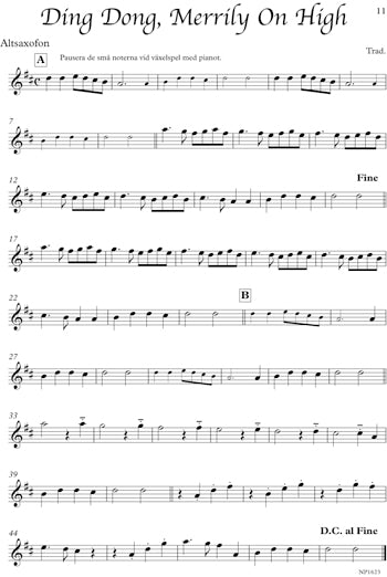 Solisten Jul Saxofon