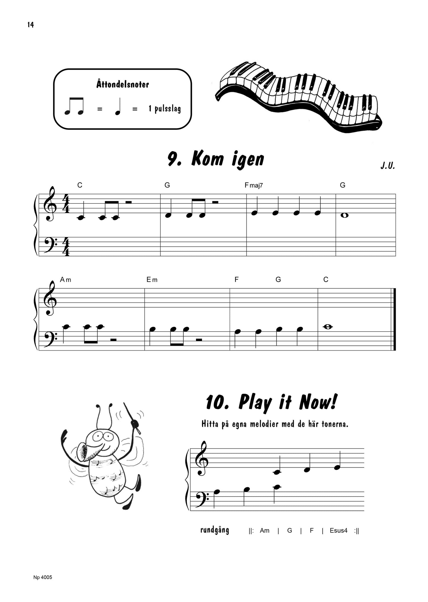 Pianobus 1: Nybörjarskola för piano & keyboard