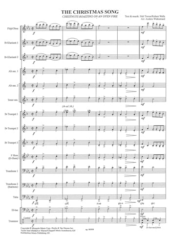 Musik för blåsorkester: The Christmas Song