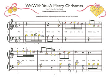 Pianolek: Kända julsånger