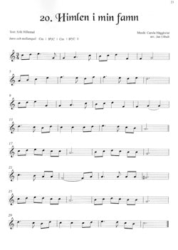 Julens bästa sånger för Altsax Andrastämmor