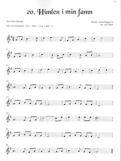 Julens bästa sånger för Oboe och Sopranblockflöjt Andrastämmor