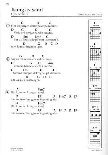 100 lätta låtar: Gitarr 2
