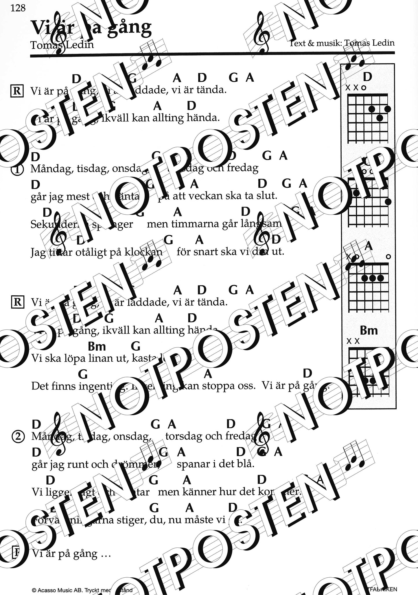 100 lätta partylåtar: Gitarr (Reviderad!)