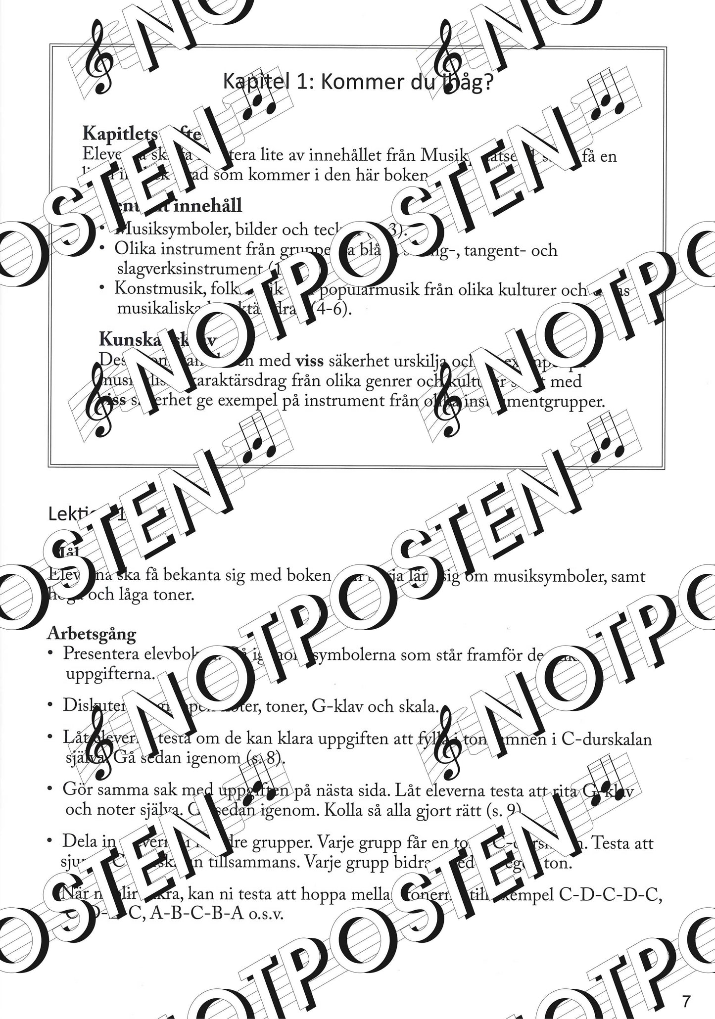 Musikpalatset 2: Lärarhandledning