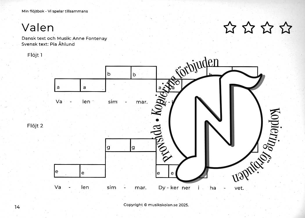 Min Flöjtbok: Vi spelar tillsammans