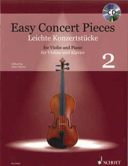 Easy Concert Pieces 2 For Violin And Piano