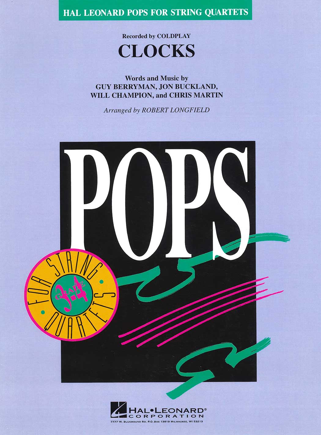 Pops for String Quartets: Clocks (Coldplay)