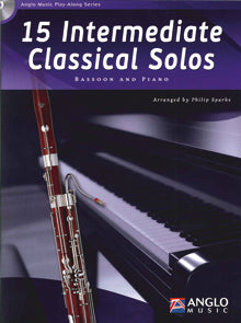 15 Intermediate Classical Solos: Bassoon and Piano