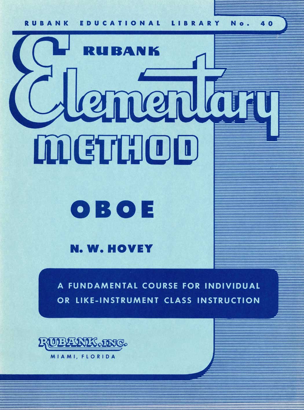 Rubank Elementary Method Oboe