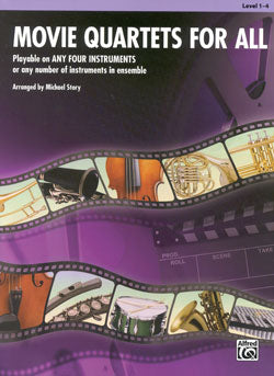 Movie Quartets for All Trombone