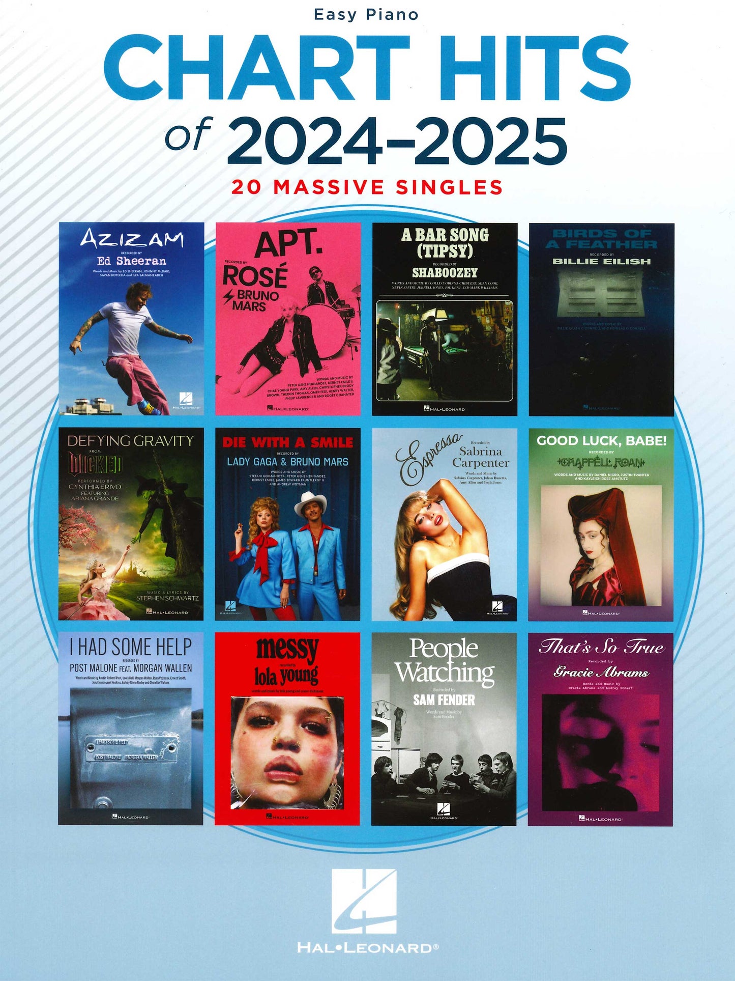 Chart Hits of 2024-2025 (Easy Piano)