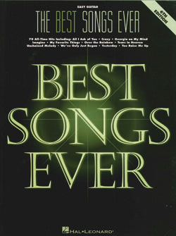 The Best Songs Ever (Easy Guitar)