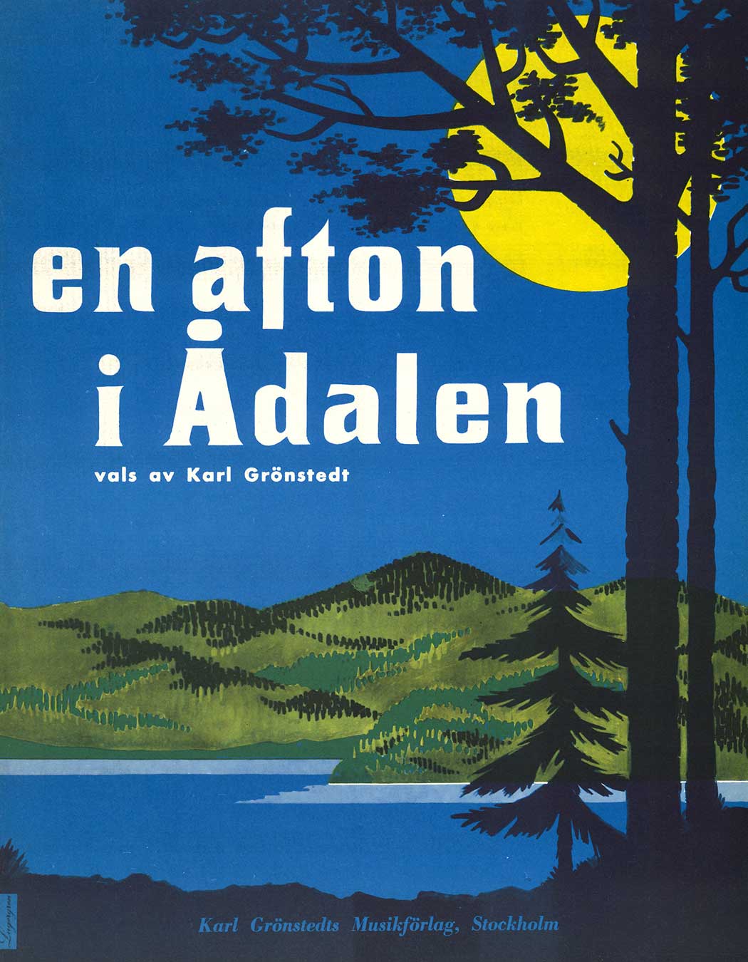 En afton i Ådalen: Vals av Karl Grönstedt (Dragspel)