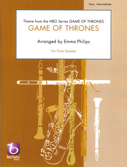 Game of Thrones for Flute Quartet