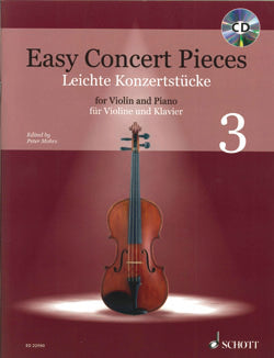 Easy Concert Pieces 3 For Violin And Piano