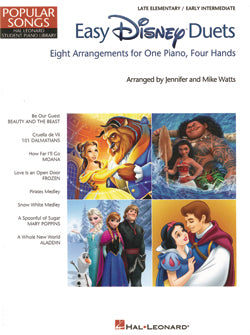 Easy Disney Duets: Eight Arrangements For One Piano, Four Hands
