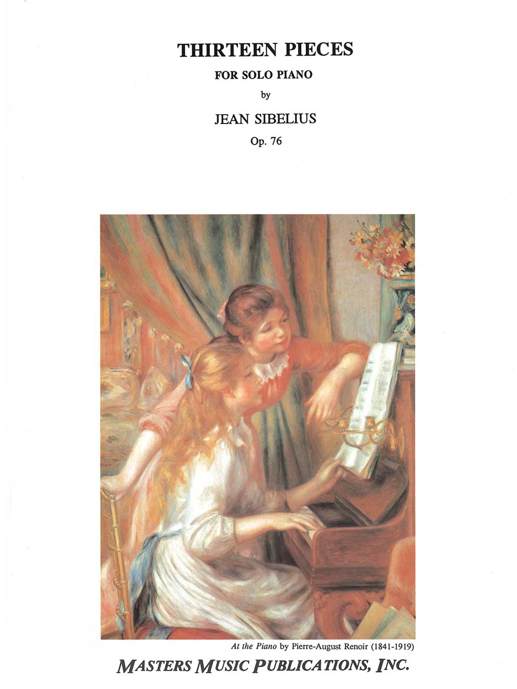 Thirteen Pieces for Solo Piano by Jean Sibelius Op. 76