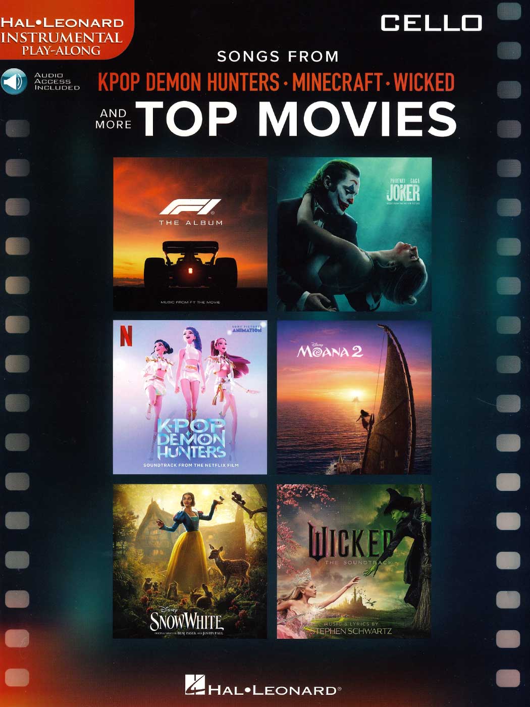 Songs From Kpop Demon Hunters, Minecraft, Wicked and More Top Movies (Cello)