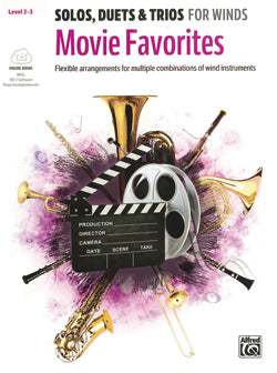 Solos, Duets & Trios for Winds: Movie Favorites (Tenorsax)