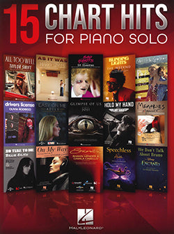 15 Chart Hits For Piano Solo