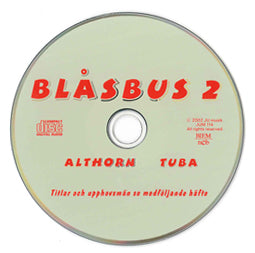 CD-skiva med bakgrundsmusik till Blåsbus 2 Althorn och Blåsbus 2 Tuba.
