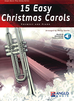 15 Easy Christmas Carols Trumpet and Piano