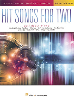 Hit Songs For Two Alto Saxes