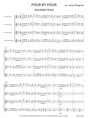 Four By Four For Four Saxophones
