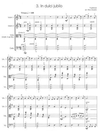 Joy Of Christmas for String Quartet