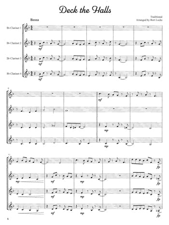 Swingin' Christmas Quartets Clarinets