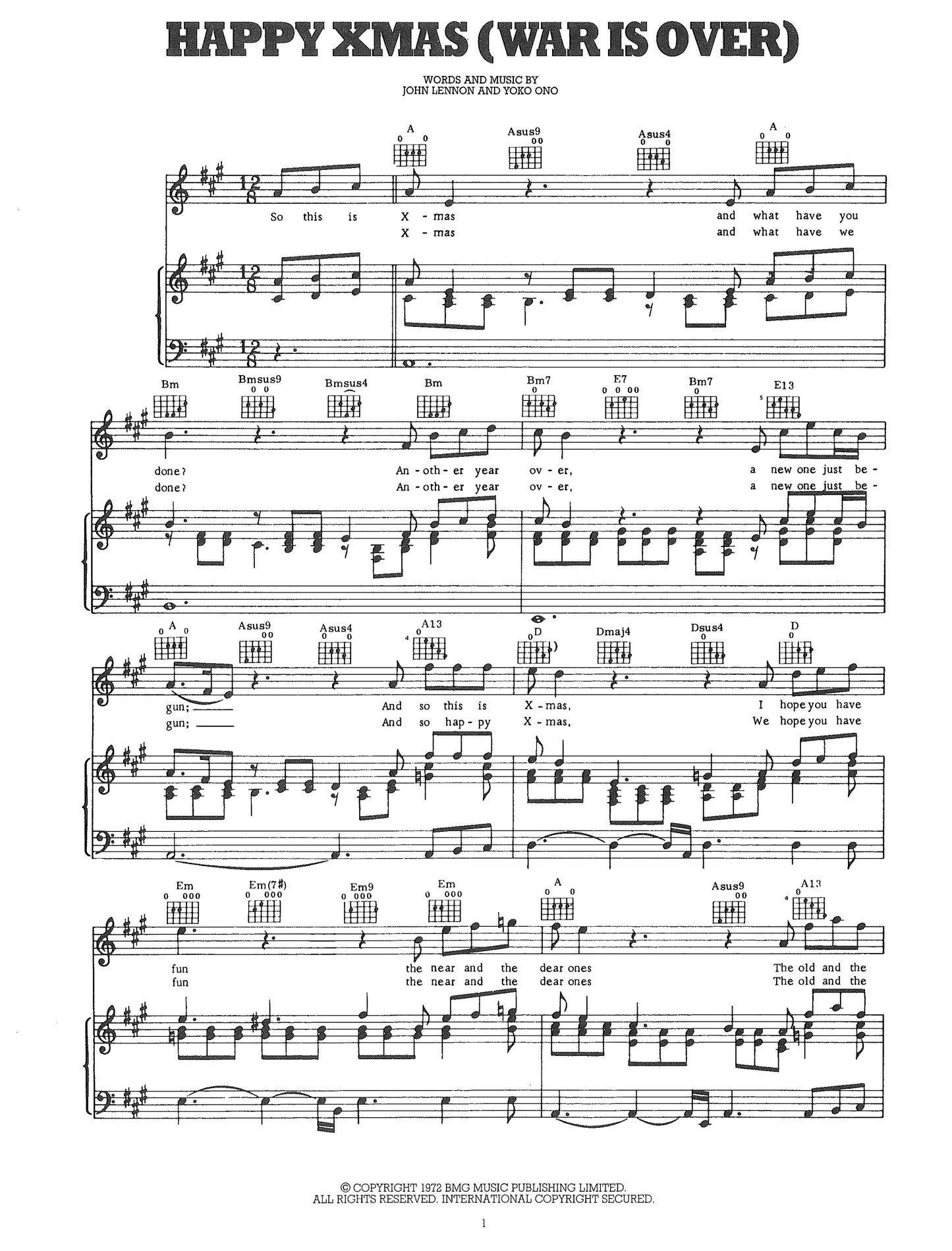 Happy Xmas (War is over)