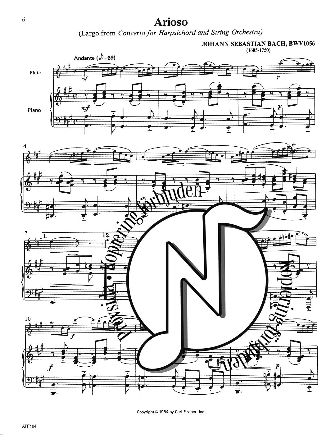 Solos for Flute: 36 Repertoire Pieces With Piano Accompaniment (Donald Peck)