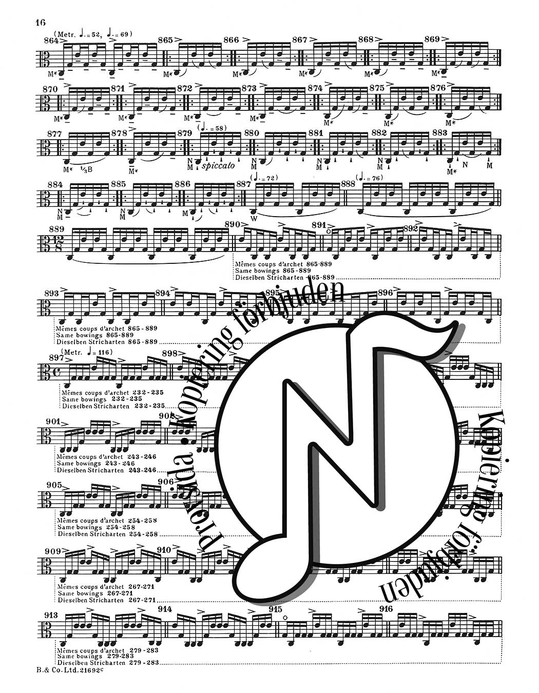 Ševcík Op. 2 Part 3: School of Bowing Technique for Viola