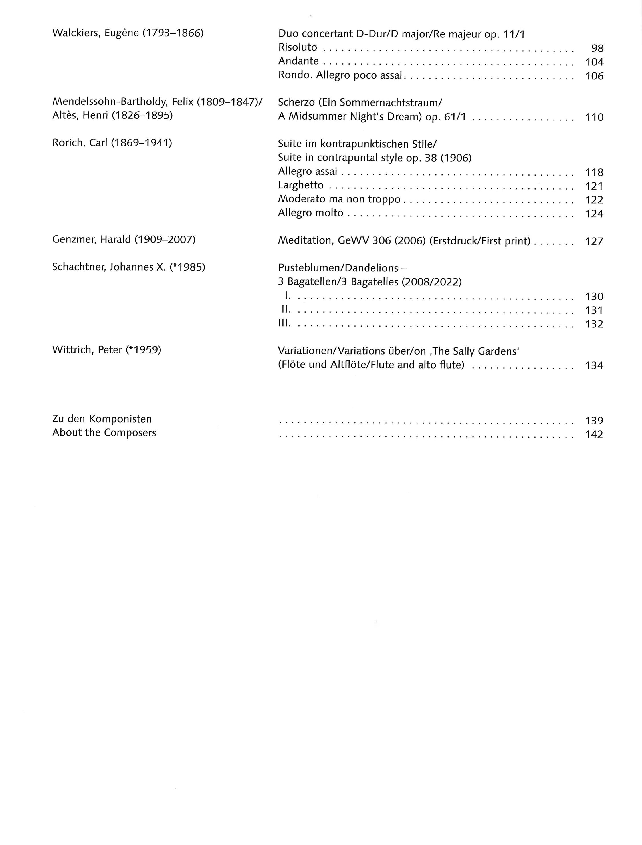 Flutissimo: Flute Duets